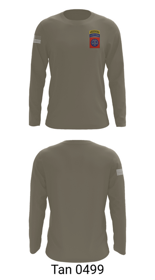 Long Sleeve Performance Shirt, 82nd airborne Division, , Teamtime, Team time, sublimation, custom sports apparel, team uniforms, spirit wear, spiritwear, sports uniforms, custom shirts, team store, custom team store, fundraiser sports, apparel fundraiser