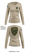 SWAT 37842893 Women's Long Sleeve V-neck Shirt - 5