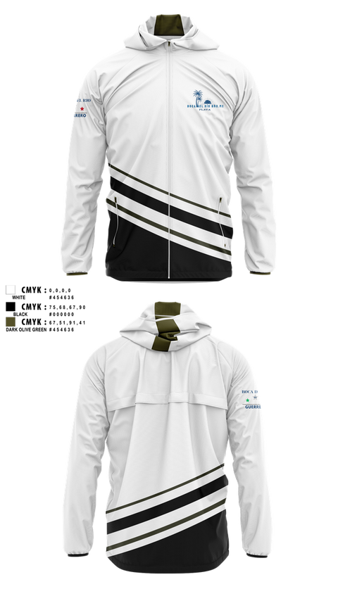 Windbreaker, Playa Boca del Rio Gro.Mx, Golf, Teamtime, Team time, sublimation, custom sports apparel, team uniforms, spirit wear, spiritwear, sports uniforms, custom shirts, team store, custom team store, fundraiser sports, apparel fundraiser