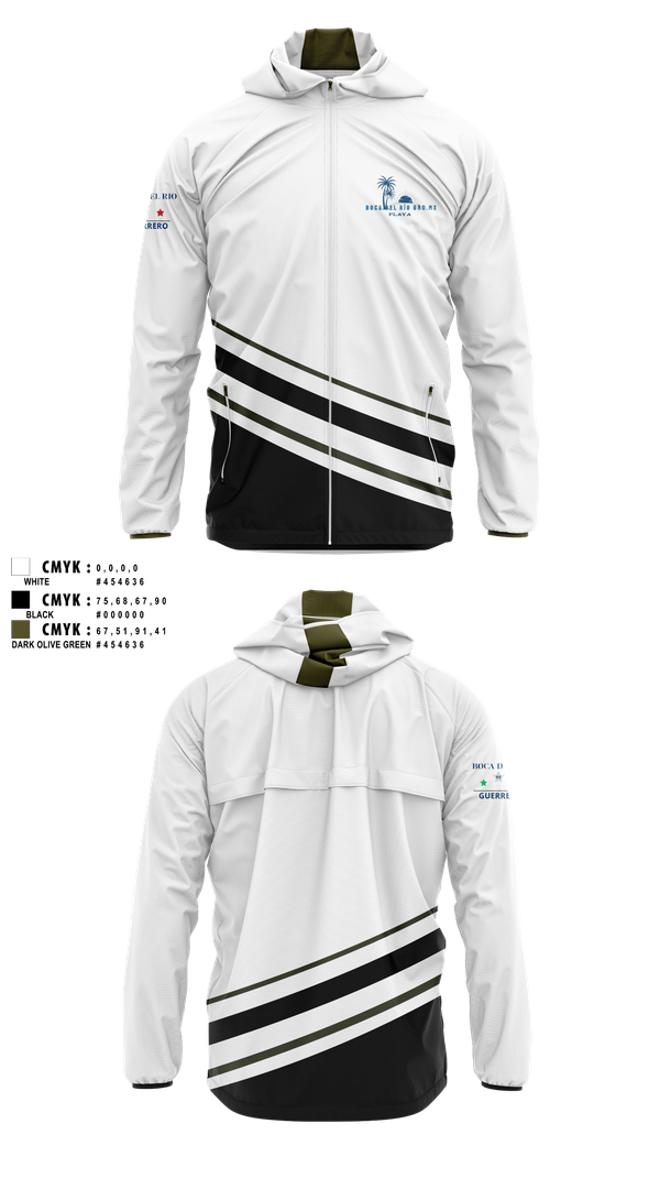 Windbreaker, Playa Boca del Rio Gro.Mx, Golf, Teamtime, Team time, sublimation, custom sports apparel, team uniforms, spirit wear, spiritwear, sports uniforms, custom shirts, team store, custom team store, fundraiser sports, apparel fundraiser