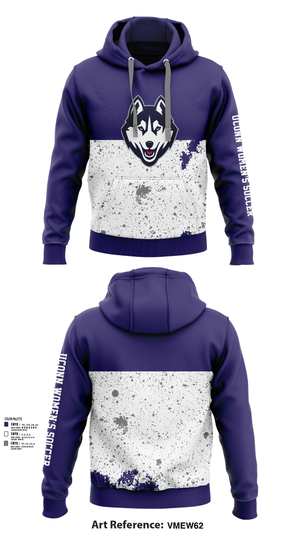 Hoodie, UConn Women’s Soccer, Women's Soccer, Teamtime, Team time, sublimation, custom sports apparel, team uniforms, spirit wear, spiritwear, sports uniforms, custom shirts, team store, custom team store, fundraiser sports, apparel fundraiser