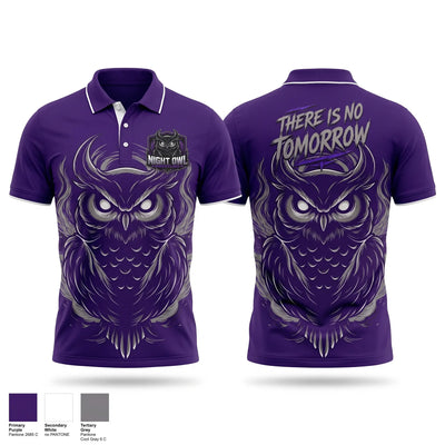 NIGHT OWL WRESTLING Short Sleeve Performance Polo - 1