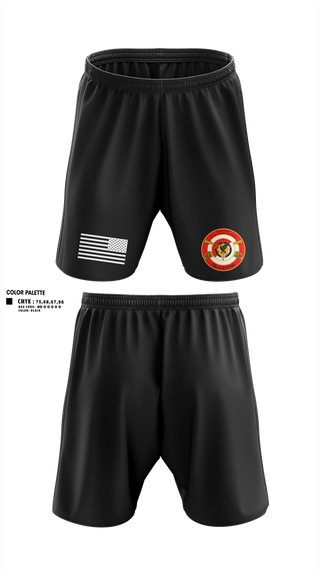 Athletic Shorts With Pockets, E Trp, 6-1 CAV, Army, Teamtime, Team time, sublimation, custom sports apparel, team uniforms, spirit wear, spiritwear, sports uniforms, custom shirts, team store, custom team store, fundraiser sports, apparel fundraiser