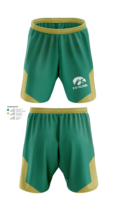 D-R Falcons 66653623 Athletic Shorts With Pockets - 20