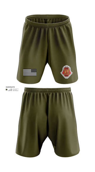 Athletic Shorts With Pockets, Company 12, Fire Department, Teamtime, Team time, sublimation, custom sports apparel, team uniforms, spirit wear, spiritwear, sports uniforms, custom shirts, team store, custom team store, fundraiser sports, apparel fundraiser
