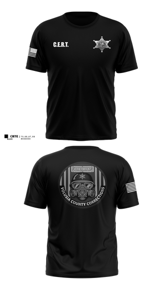 Short Sleeve Performance Shirt, Volusia County CERT, Police, Teamtime, Team time, sublimation, custom sports apparel, team uniforms, spirit wear, spiritwear, sports uniforms, custom shirts, team store, custom team store, fundraiser sports, apparel fundraiser