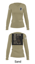 Narcotics K9 63808896 Women's Long Sleeve V-neck Shirt - 92