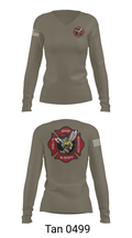 B-Shift 61265399 Women's Long Sleeve V-neck Shirt - 77