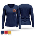 Jake 9230168 Women's Long Sleeve V-neck Shirt - 1