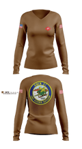 NMCB  27 Women's Long Sleeve V-neck Shirt - 1