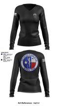 TCC Paramedic Class 3FT.25 86359977 Women's Long Sleeve V-neck Shirt - 3