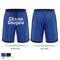 Clinton Cougars 84876273 Athletic Shorts With Pockets - 1