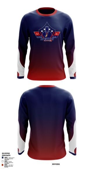 Long Sleeve Performance Shirt, Patriot Pulse Media Group, , Teamtime, Team time, sublimation, custom sports apparel, team uniforms, spirit wear, spiritwear, sports uniforms, custom shirts, team store, custom team store, fundraiser sports, apparel fundraiser
