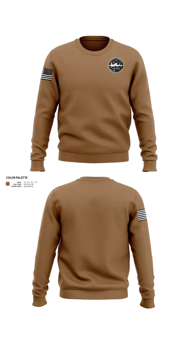 Crew Neck Sweatshirt, National Airborne Operations Center, , Teamtime, Team time, sublimation, custom sports apparel, team uniforms, spirit wear, spiritwear, sports uniforms, custom shirts, team store, custom team store, fundraiser sports, apparel fundraiser