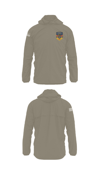 Windbreaker, B.CO 2/13th 15X, Army, Teamtime, Team time, sublimation, custom sports apparel, team uniforms, spirit wear, spiritwear, sports uniforms, custom shirts, team store, custom team store, fundraiser sports, apparel fundraiser