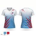 Piedmont Panthers Women's Short Sleeve V-neck Shirt - 1