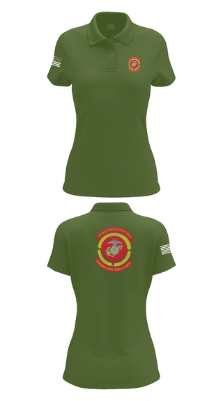 Womens Short Sleeve Performance Polo, Det ‘A’ 2nd FSSG, , Teamtime, Team time, sublimation, custom sports apparel, team uniforms, spirit wear, spiritwear, sports uniforms, custom shirts, team store, custom team store, fundraiser sports, apparel fundraiser