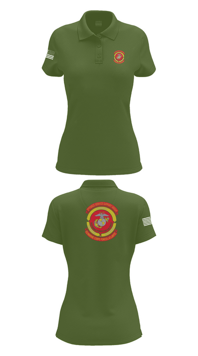 Det ‘A’ 2nd FSSG 3406269 Women's Short Sleeve Performance Polo  - 55