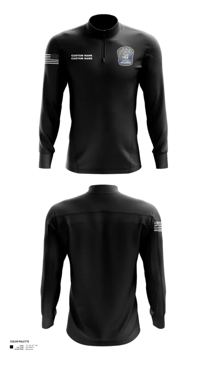 Bartlesville Police Department 89012785 Quarter Zip Jacket - 60