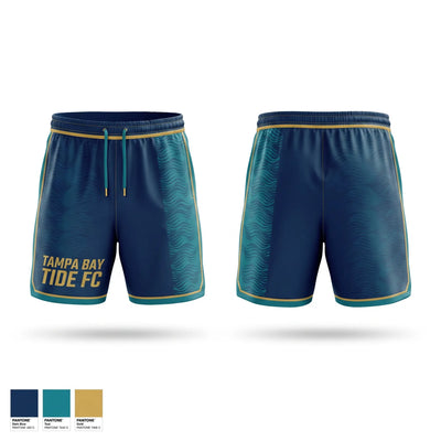 Tampa Bay Tide FC Athletic Shorts With Pockets - 1