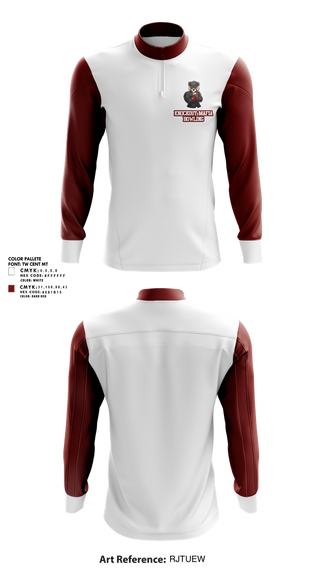 Quarter Zip Jacket, Knockout Mafia, Bowling, Teamtime, Team time, sublimation, custom sports apparel, team uniforms, spirit wear, spiritwear, sports uniforms, custom shirts, team store, custom team store, fundraiser sports, apparel fundraiser