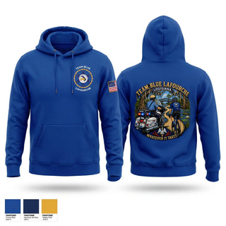 Hoodie, Team Blue Lafourche, Police, Teamtime, Team time, sublimation, custom sports apparel, team uniforms, spirit wear, spiritwear, sports uniforms, custom shirts, team store, custom team store, fundraiser sports, apparel fundraiser