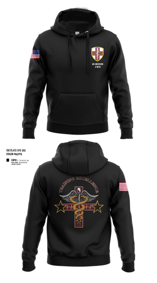 Hoodie, 2nd Medical Training Brigade, Army, Teamtime, Team time, sublimation, custom sports apparel, team uniforms, spirit wear, spiritwear, sports uniforms, custom shirts, team store, custom team store, fundraiser sports, apparel fundraiser