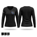 Florence PD K9- Unit 86334690 Women's Long Sleeve V-neck Shirt - 1