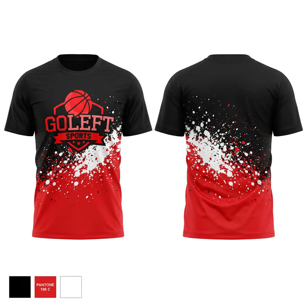 Short Sleeve Performance Shirt, Go Left Sports, Men's Basketball, Teamtime, Team time, sublimation, custom sports apparel, team uniforms, spirit wear, spiritwear, sports uniforms, custom shirts, team store, custom team store, fundraiser sports, apparel fundraiser