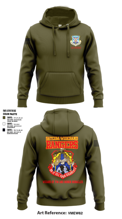 3d Combat Communications Group 13836141 Hoodie - 1