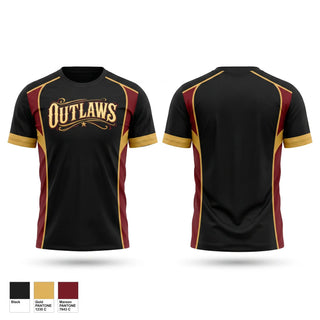 Short Sleeve Performance Shirt, Outlaws, Softball, Teamtime, Team time, sublimation, custom sports apparel, team uniforms, spirit wear, spiritwear, sports uniforms, custom shirts, team store, custom team store, fundraiser sports, apparel fundraiser