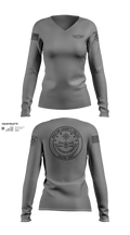 Drone Unit Women's Long Sleeve V-neck Shirt - 22