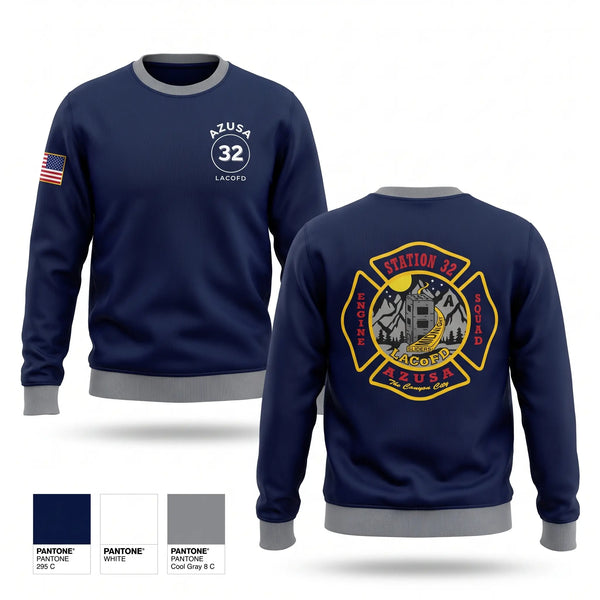 Crew Neck Sweatshirt, 32, Fire Department, Teamtime, Team time, sublimation, custom sports apparel, team uniforms, spirit wear, spiritwear, sports uniforms, custom shirts, team store, custom team store, fundraiser sports, apparel fundraiser
