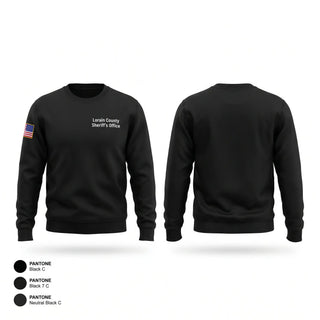 Crew Neck Sweatshirt, Lorain County Sheriff’s Office, Police, Teamtime, Team time, sublimation, custom sports apparel, team uniforms, spirit wear, spiritwear, sports uniforms, custom shirts, team store, custom team store, fundraiser sports, apparel fundraiser