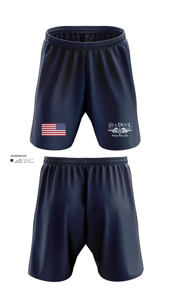 Athletic Shorts With Pockets, USCGC SEADEVIL, , Teamtime, Team time, sublimation, custom sports apparel, team uniforms, spirit wear, spiritwear, sports uniforms, custom shirts, team store, custom team store, fundraiser sports, apparel fundraiser