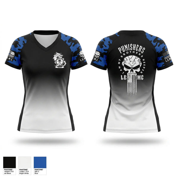 Womens Short Sleeve Vneck Shirt, Dragons Back, Bowling, Teamtime, Team time, sublimation, custom sports apparel, team uniforms, spirit wear, spiritwear, sports uniforms, custom shirts, team store, custom team store, fundraiser sports, apparel fundraiser