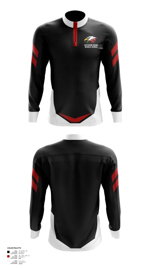 Quarter Zip Jacket, Southern Boone Middle School Volleyball, Women's Volleyball, Teamtime, Team time, sublimation, custom sports apparel, team uniforms, spirit wear, spiritwear, sports uniforms, custom shirts, team store, custom team store, fundraiser sports, apparel fundraiser