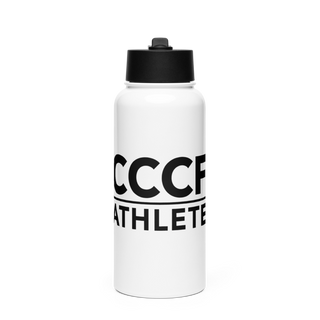 CCCF Stainless Steel Water Bottle with a Straw Lid