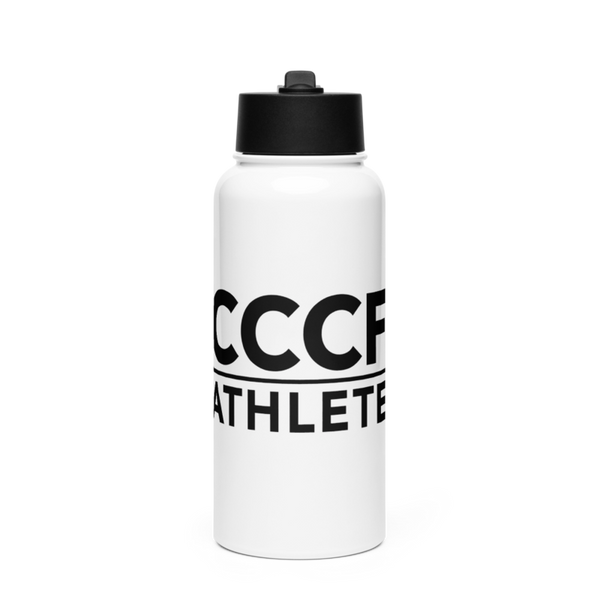CCCF Stainless Steel Water Bottle with a Straw Lid