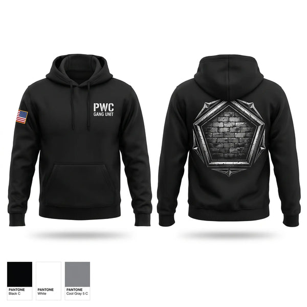 Hoodie, PWC Gang Unit, Police, Teamtime, Team time, sublimation, custom sports apparel, team uniforms, spirit wear, spiritwear, sports uniforms, custom shirts, team store, custom team store, fundraiser sports, apparel fundraiser