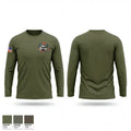 Marine Cadets Iowa 74534354 Long Sleeve Performance Shirt - 1