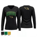 Ravenscroft Ravens Track & Field 80482410 Women's Long Sleeve V-neck Shirt - 1