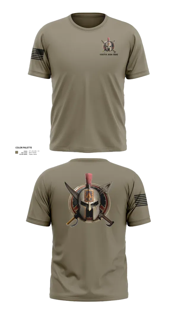 Old School Cotton Feel Shirt, 108th Air Defense Artillery Brigade, Army, Teamtime, Team time, sublimation, custom sports apparel, team uniforms, spirit wear, spiritwear, sports uniforms, custom shirts, team store, custom team store, fundraiser sports, apparel fundraiser
