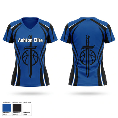 Ashton Elite Women's Short Sleeve V-neck Shirt - 1