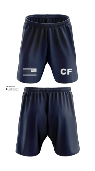 Athletic Shorts With Pockets, CF, Navy, Teamtime, Team time, sublimation, custom sports apparel, team uniforms, spirit wear, spiritwear, sports uniforms, custom shirts, team store, custom team store, fundraiser sports, apparel fundraiser