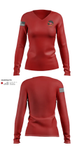 AFLCMCSWAT 46376626 Women's Long Sleeve V-neck Shirt - 111