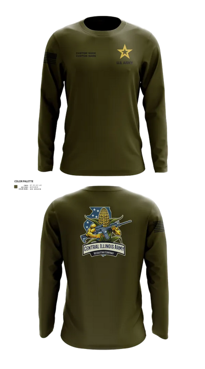 Central Illinois Company 28481614 Long Sleeve Performance Shirt 121