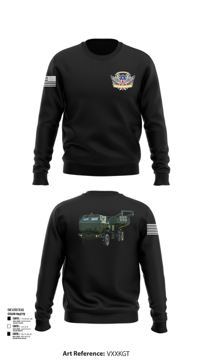 182nd Field Artillery 54920124 Crew Neck Sweatshirt - 102