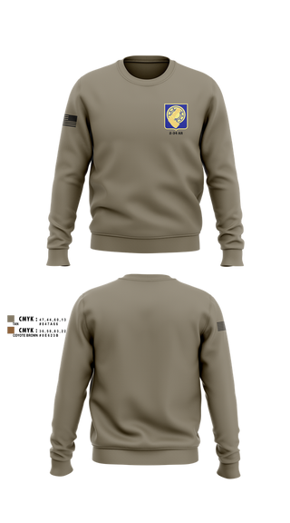 Crew Neck Sweatshirt, 2-34 AR, Army, Teamtime, Team time, sublimation, custom sports apparel, team uniforms, spirit wear, spiritwear, sports uniforms, custom shirts, team store, custom team store, fundraiser sports, apparel fundraiser