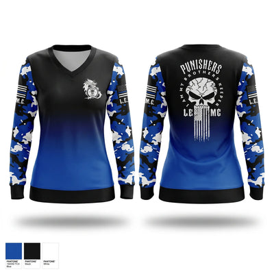 Dragons Back 5949254 Women's Long Sleeve V-neck Shirt - 1